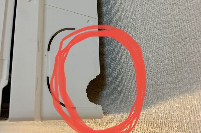 ネズミのかじった写真