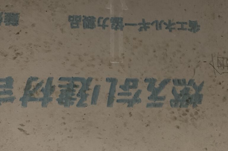 イタチの足跡